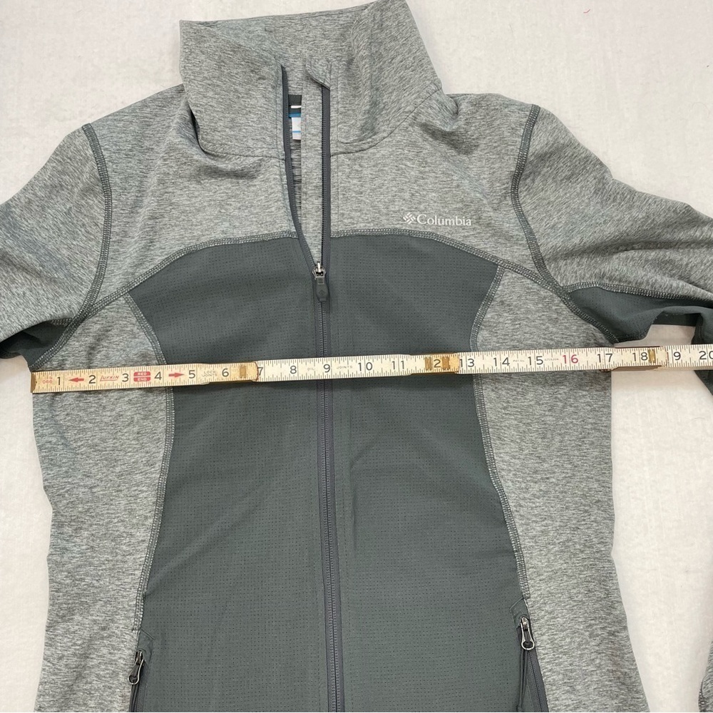 Columbia long sleeve full zip performance wear jacket thumb hole zip pockets Sm - Picture 6 of 8